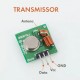 Par de Módulo Rf Transmissor E Receptor Para Rádio Alarmes e Controles 433mhz Arduino
